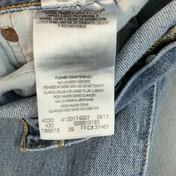 Levi's 501xx Jeans Mens 36x29 Straight Leg Button Fly Blue Denim Distressed - Picture 15 of 16